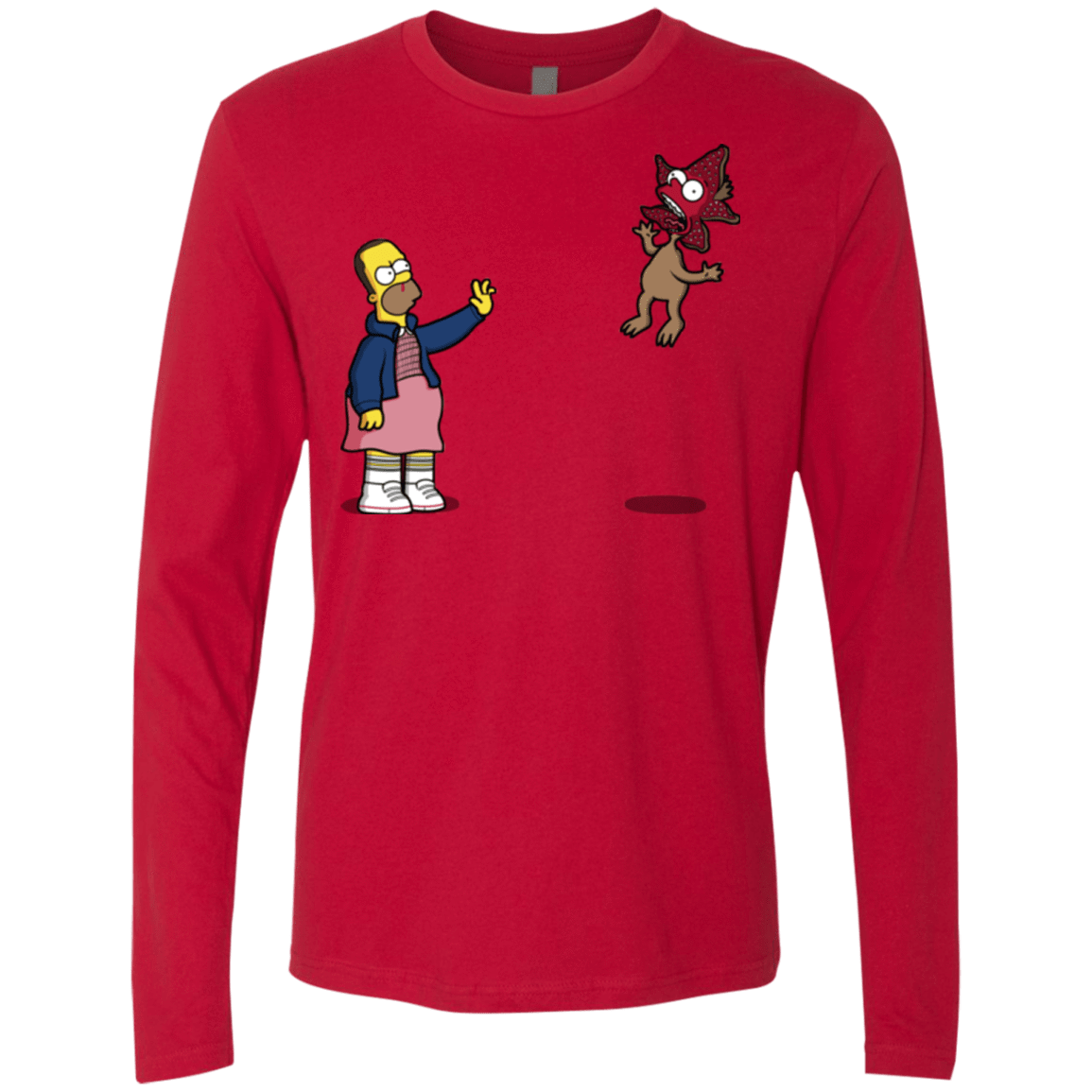 T-Shirts Red / S Strangling Things Men's Premium Long Sleeve