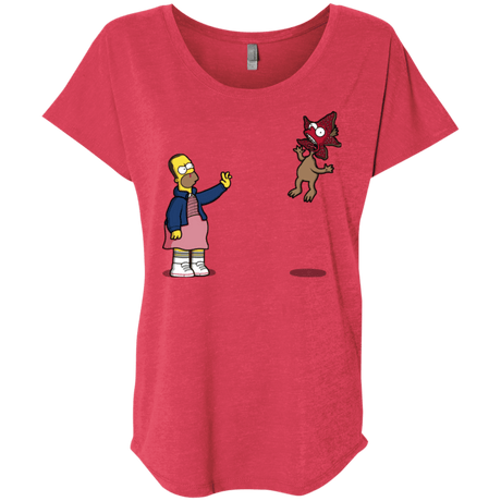 T-Shirts Vintage Red / X-Small Strangling Things Triblend Dolman Sleeve