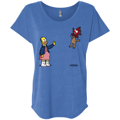 T-Shirts Vintage Royal / X-Small Strangling Things Triblend Dolman Sleeve