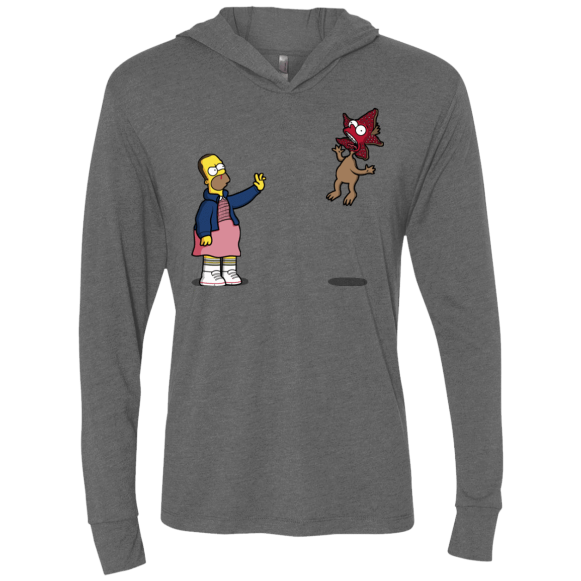 T-Shirts Premium Heather / X-Small Strangling Things Triblend Long Sleeve Hoodie Tee