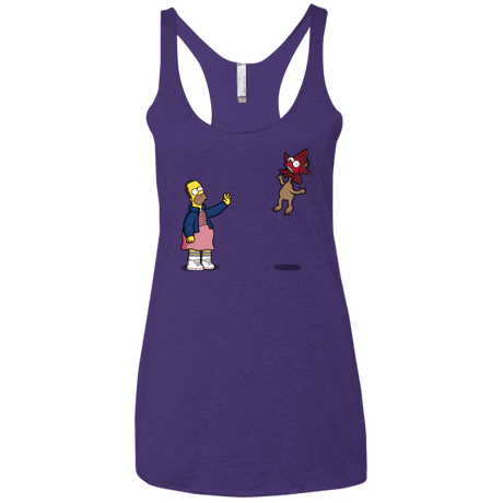 T-Shirts Purple Rush / X-Small Strangling Things Women's Triblend Racerback Tank