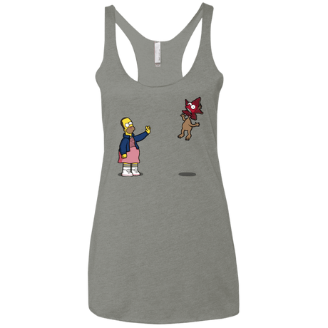 T-Shirts Venetian Grey / X-Small Strangling Things Women's Triblend Racerback Tank