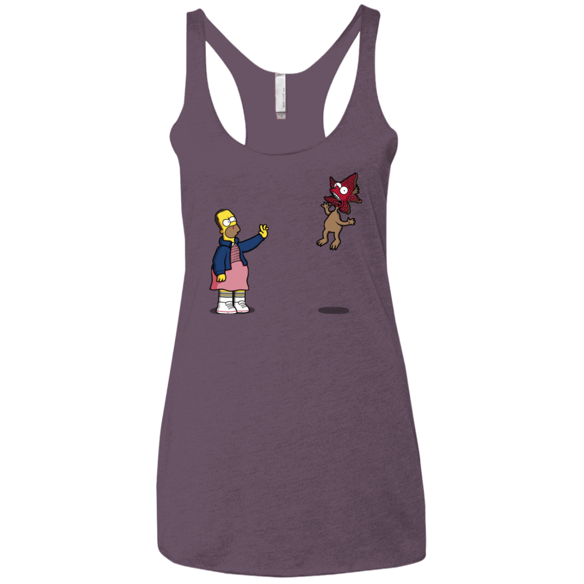 T-Shirts Vintage Purple / X-Small Strangling Things Women's Triblend Racerback Tank