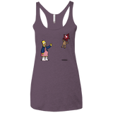 T-Shirts Vintage Purple / X-Small Strangling Things Women's Triblend Racerback Tank