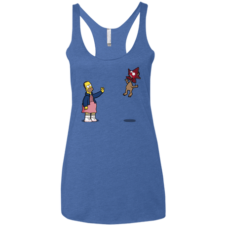 T-Shirts Vintage Royal / X-Small Strangling Things Women's Triblend Racerback Tank