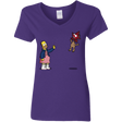 T-Shirts Purple / S Strangling Things Women's V-Neck T-Shirt