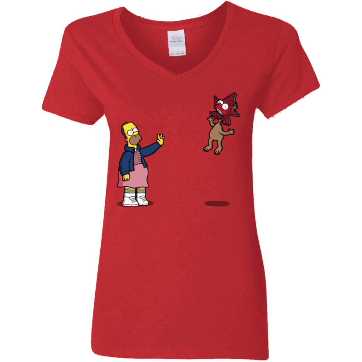 T-Shirts Red / S Strangling Things Women's V-Neck T-Shirt