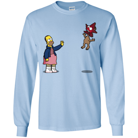 T-Shirts Light Blue / YS Strangling Things Youth Long Sleeve T-Shirt