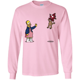 T-Shirts Light Pink / YS Strangling Things Youth Long Sleeve T-Shirt