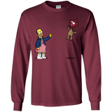 T-Shirts Maroon / YS Strangling Things Youth Long Sleeve T-Shirt