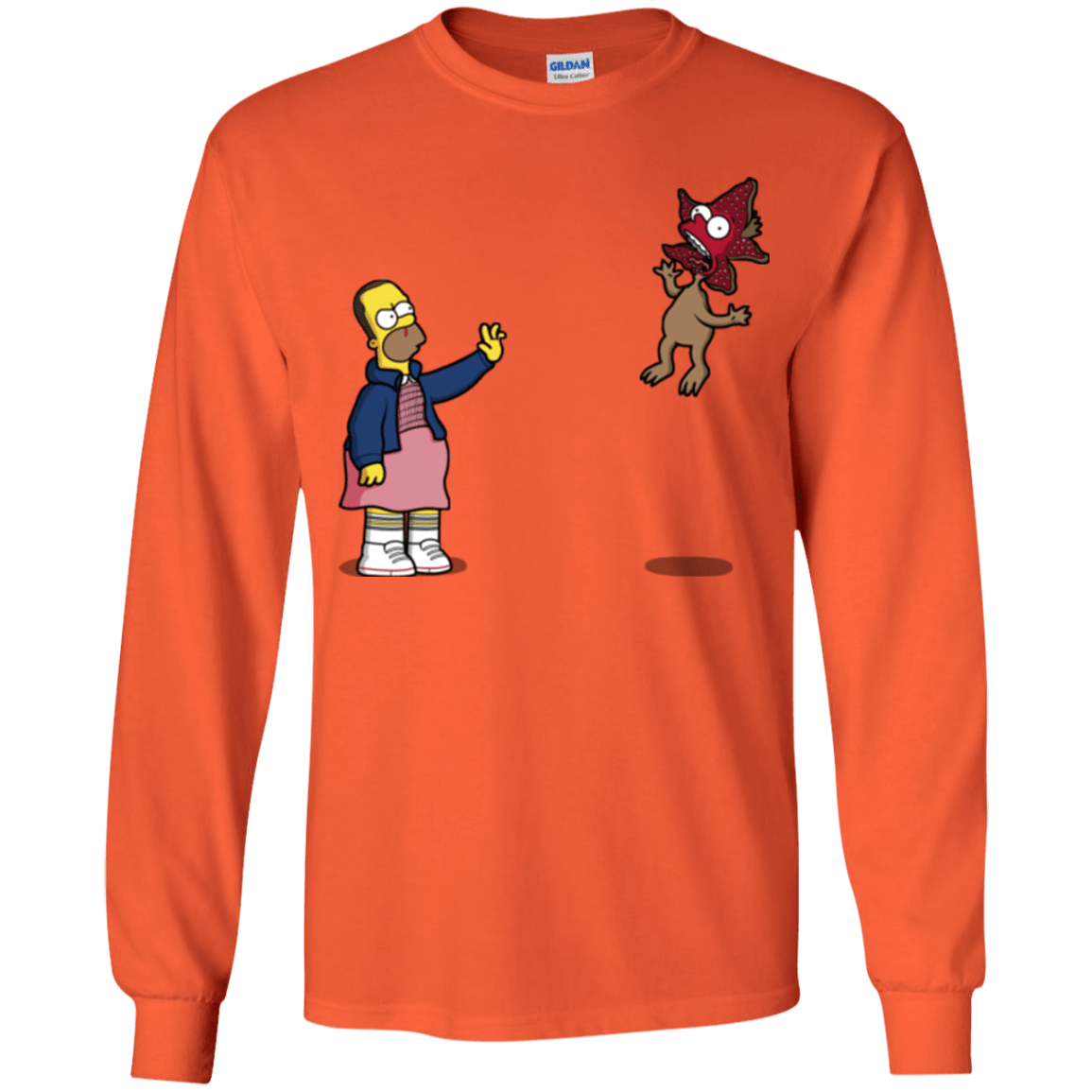 T-Shirts Orange / YS Strangling Things Youth Long Sleeve T-Shirt
