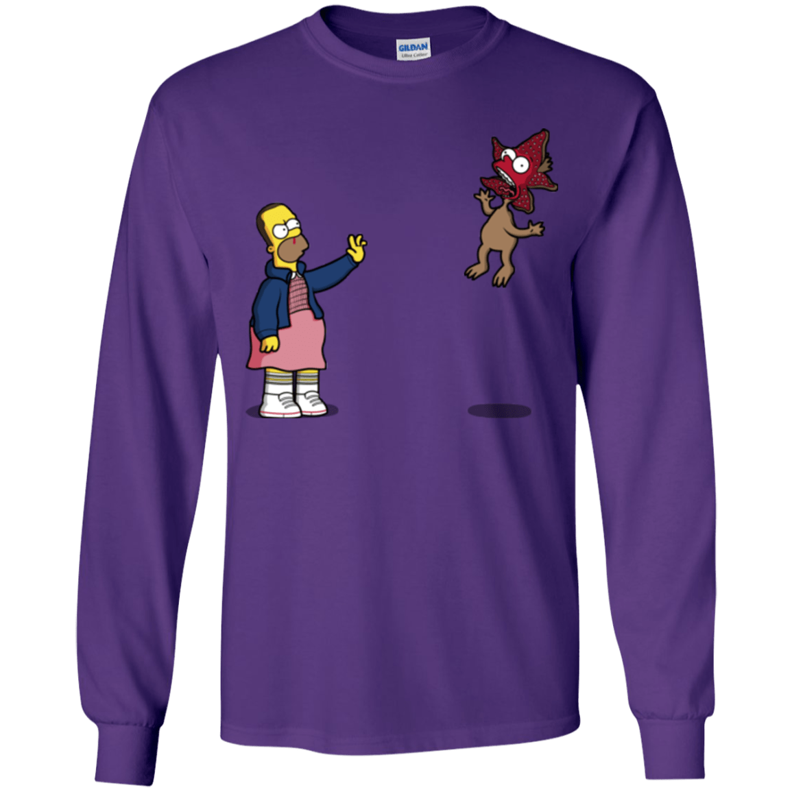T-Shirts Purple / YS Strangling Things Youth Long Sleeve T-Shirt