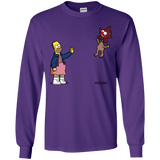T-Shirts Purple / YS Strangling Things Youth Long Sleeve T-Shirt