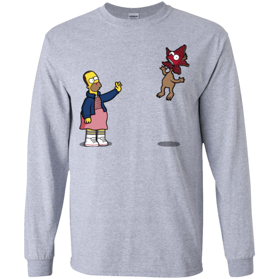 T-Shirts Sport Grey / YS Strangling Things Youth Long Sleeve T-Shirt