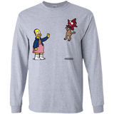 T-Shirts Sport Grey / YS Strangling Things Youth Long Sleeve T-Shirt