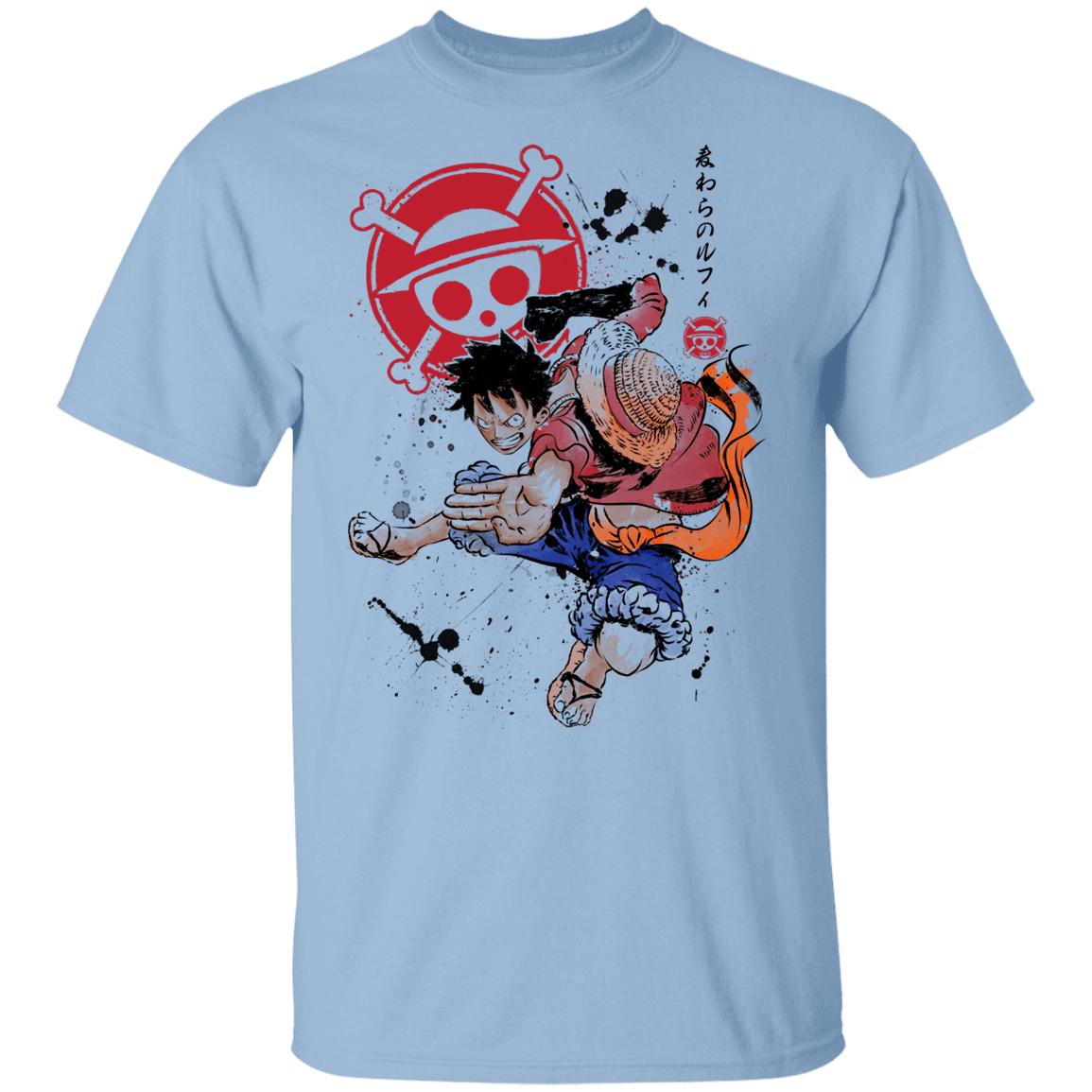 T-Shirts Light Blue / YXS Straw Hat Captain Youth T-Shirt