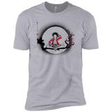 T-Shirts Heather Grey / YXS Straw Hat Pirate Boys Premium T-Shirt