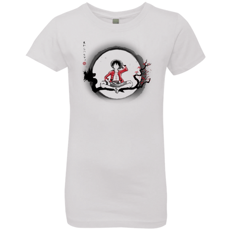 T-Shirts White / YXS Straw Hat Pirate Girls Premium T-Shirt