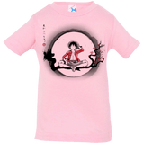 T-Shirts Pink / 6 Months Straw Hat Pirate Infant Premium T-Shirt