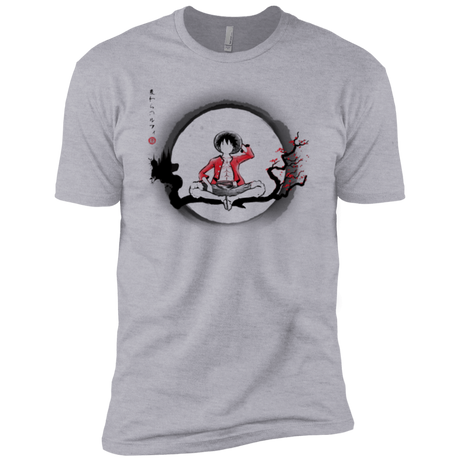T-Shirts Heather Grey / X-Small Straw Hat Pirate Men's Premium T-Shirt