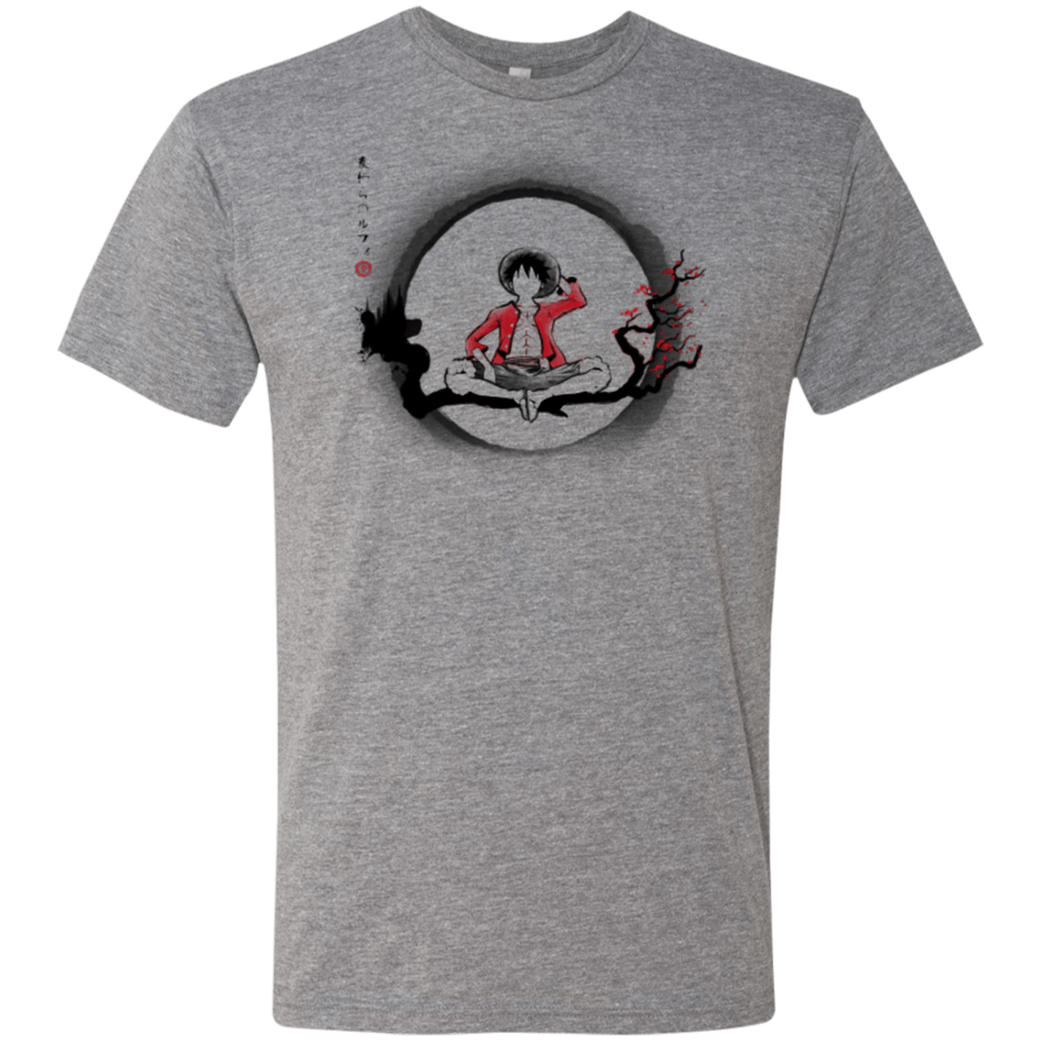 T-Shirts Premium Heather / Small Straw Hat Pirate Men's Triblend T-Shirt