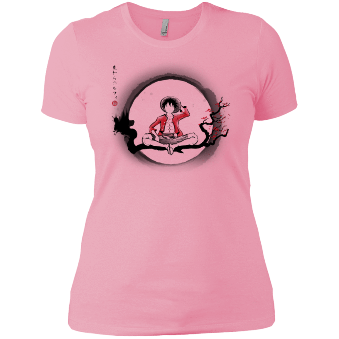 T-Shirts Light Pink / X-Small Straw Hat Pirate Women's Premium T-Shirt
