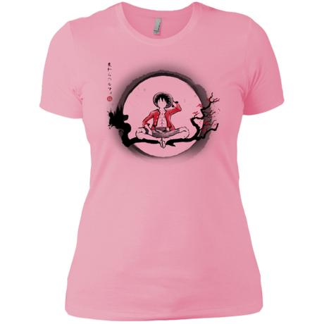 T-Shirts Light Pink / X-Small Straw Hat Pirate Women's Premium T-Shirt