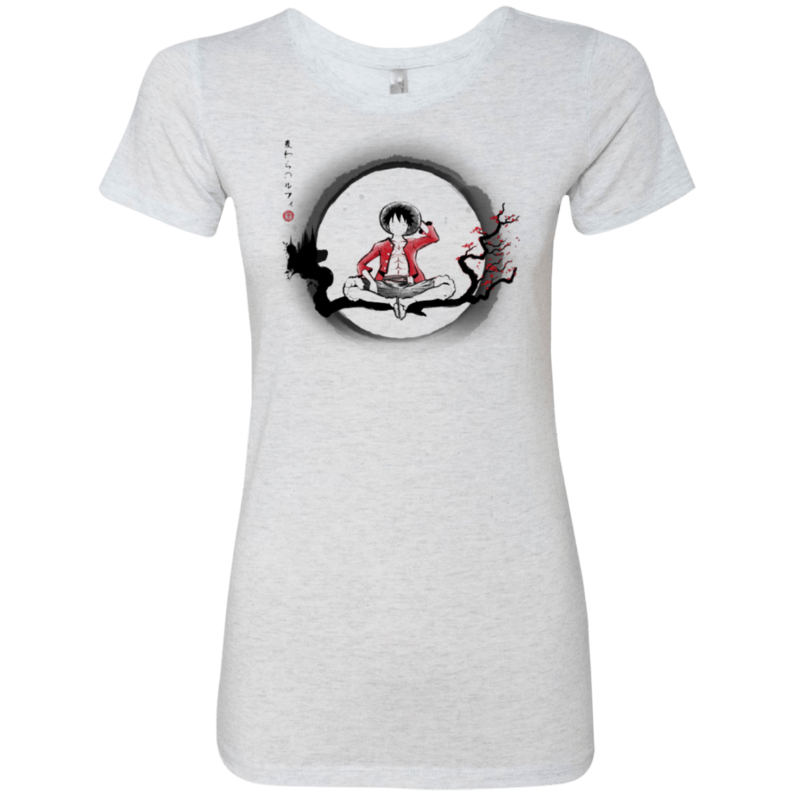 T-Shirts Heather White / Small Straw Hat Pirate Women's Triblend T-Shirt