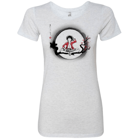 T-Shirts Heather White / Small Straw Hat Pirate Women's Triblend T-Shirt