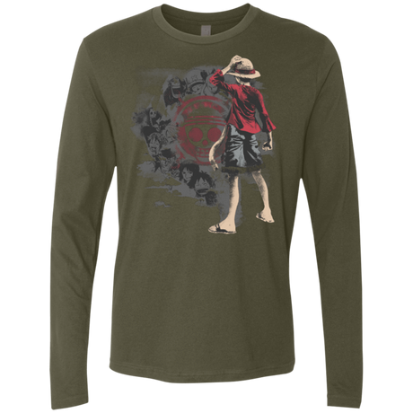 T-Shirts Military Green / Small Straw hats Men's Premium Long Sleeve