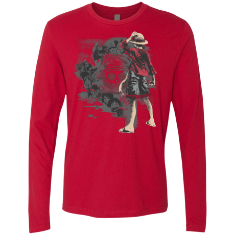 T-Shirts Red / Small Straw hats Men's Premium Long Sleeve