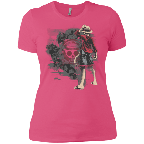 T-Shirts Hot Pink / X-Small Straw hats Women's Premium T-Shirt