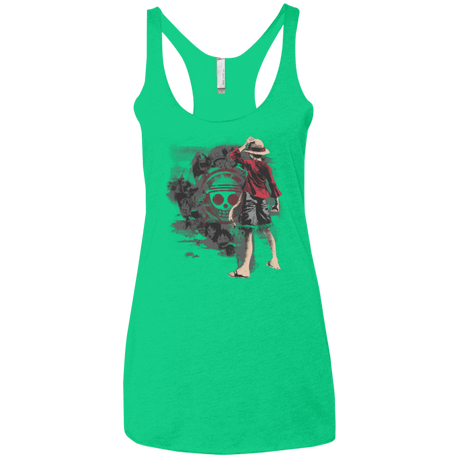 T-Shirts Envy / X-Small Straw hats Women's Triblend Racerback Tank