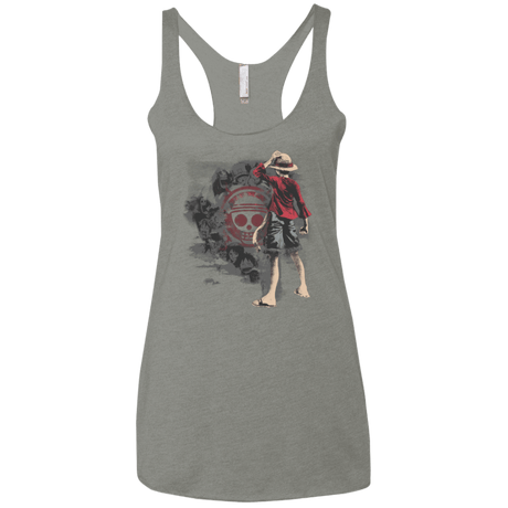 T-Shirts Venetian Grey / X-Small Straw hats Women's Triblend Racerback Tank