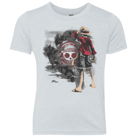 T-Shirts Heather White / YXS Straw hats Youth Triblend T-Shirt