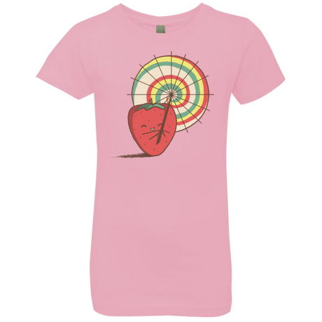 T-Shirts Light Pink / YXS Strawberry Frye Girls Premium T-Shirt