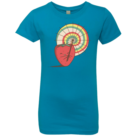 T-Shirts Turquoise / YXS Strawberry Frye Girls Premium T-Shirt