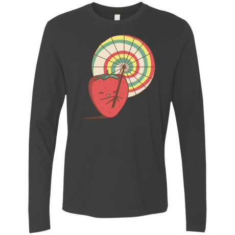 T-Shirts Heavy Metal / Small Strawberry Frye Men's Premium Long Sleeve