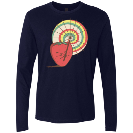 T-Shirts Midnight Navy / Small Strawberry Frye Men's Premium Long Sleeve