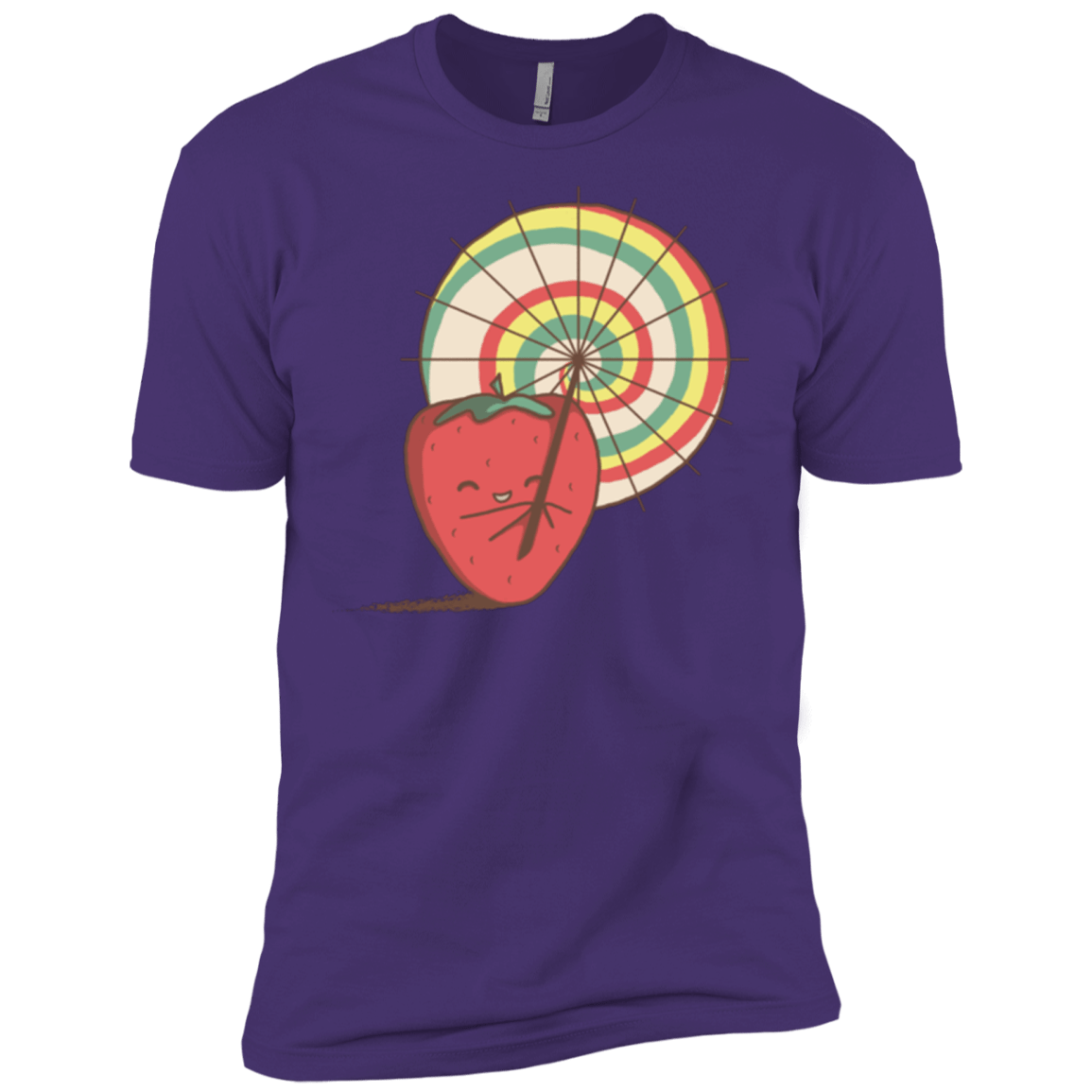 T-Shirts Purple / X-Small Strawberry Frye Men's Premium T-Shirt