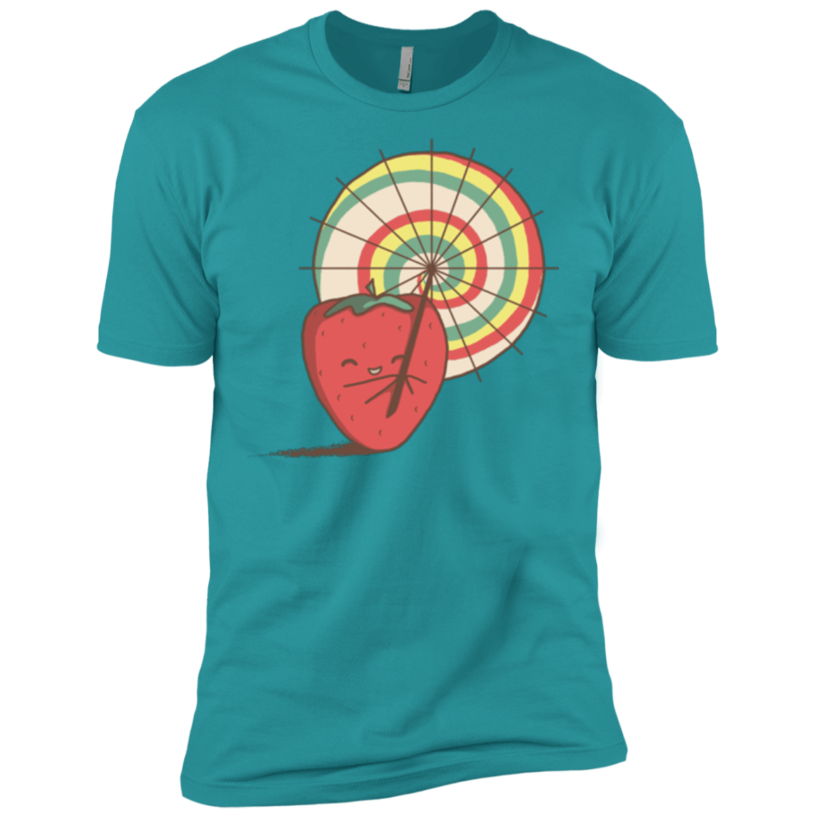T-Shirts Tahiti Blue / X-Small Strawberry Frye Men's Premium T-Shirt