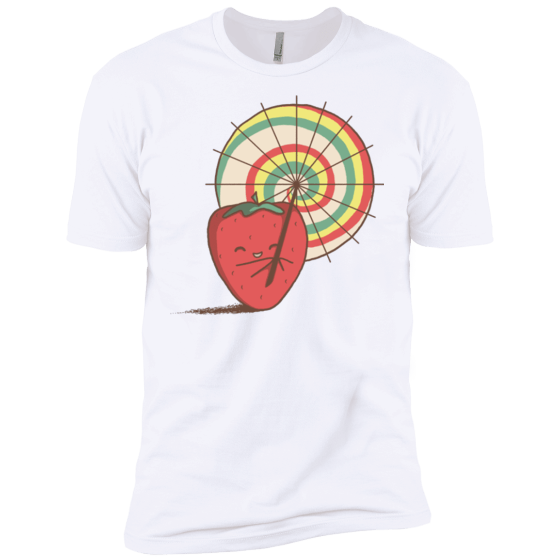 T-Shirts White / X-Small Strawberry Frye Men's Premium T-Shirt