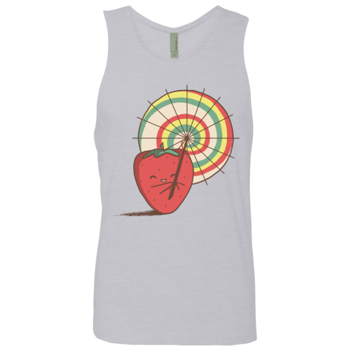 T-Shirts Heather Grey / Small Strawberry Frye Men's Premium Tank Top