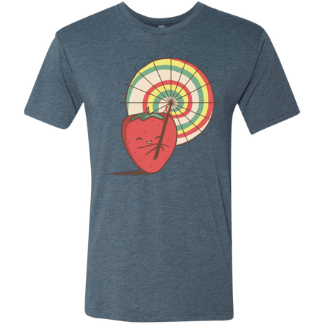 T-Shirts Indigo / Small Strawberry Frye Men's Triblend T-Shirt