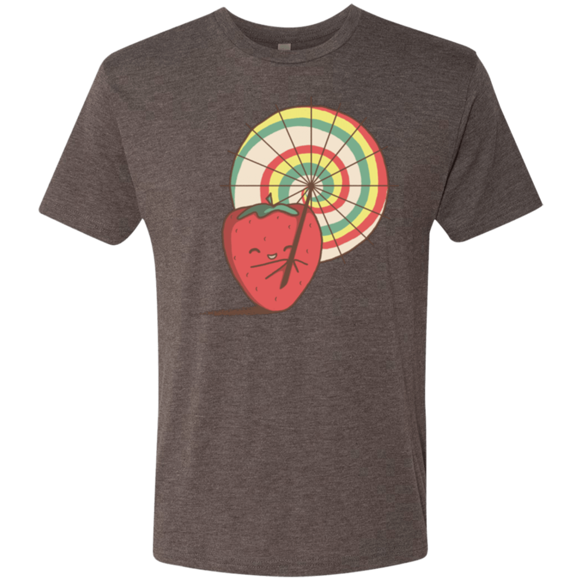 T-Shirts Macchiato / Small Strawberry Frye Men's Triblend T-Shirt