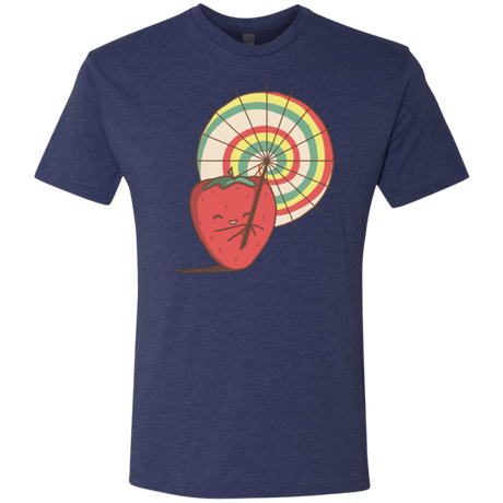 T-Shirts Vintage Navy / Small Strawberry Frye Men's Triblend T-Shirt