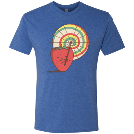 T-Shirts Vintage Royal / Small Strawberry Frye Men's Triblend T-Shirt