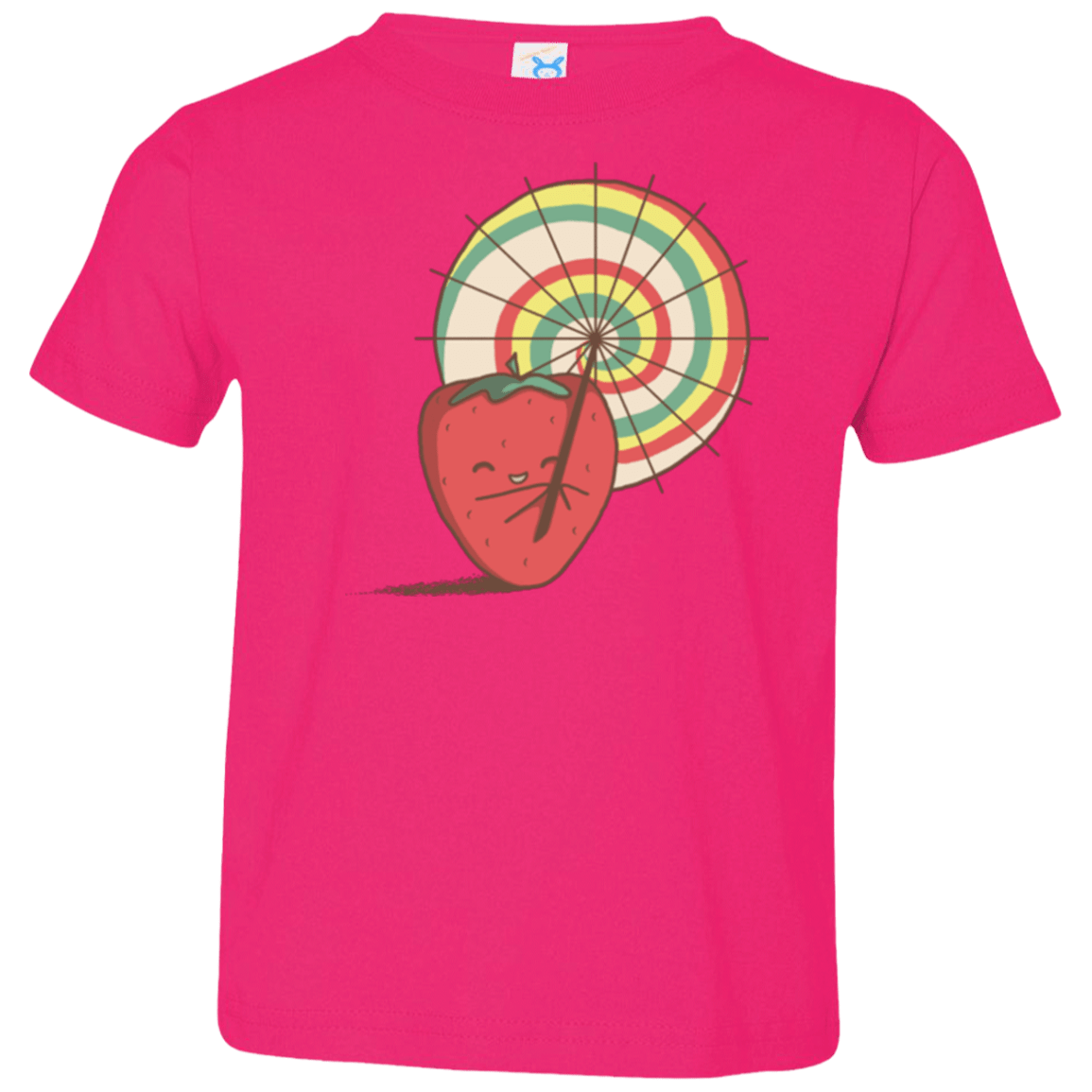 T-Shirts Hot Pink / 2T Strawberry Frye Toddler Premium T-Shirt