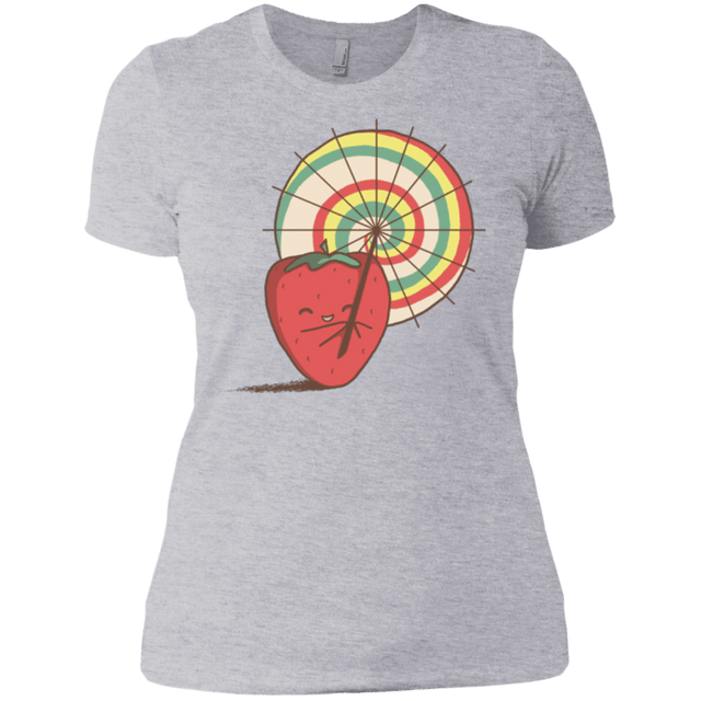 T-Shirts Heather Grey / X-Small Strawberry Frye Women's Premium T-Shirt
