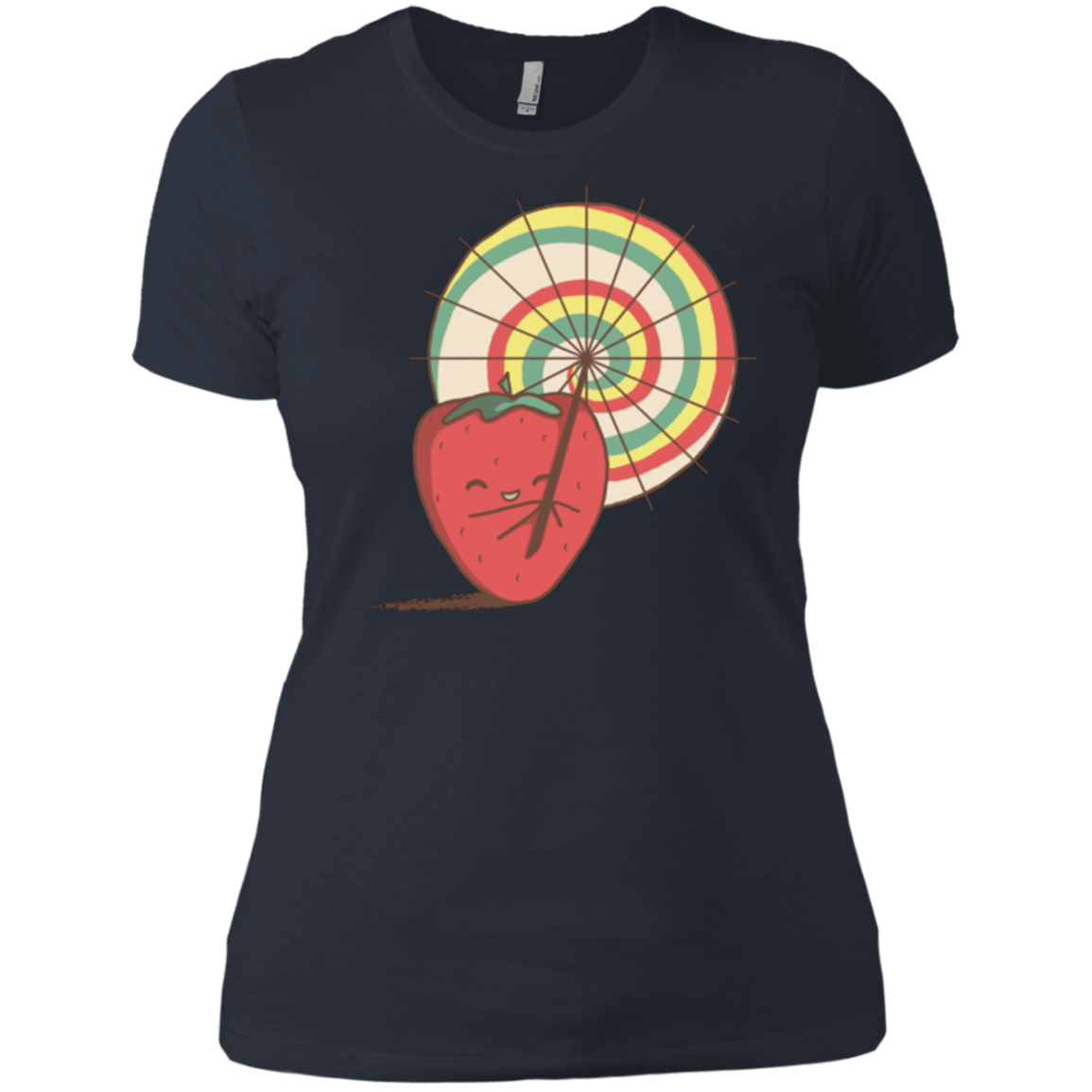 T-Shirts Indigo / X-Small Strawberry Frye Women's Premium T-Shirt